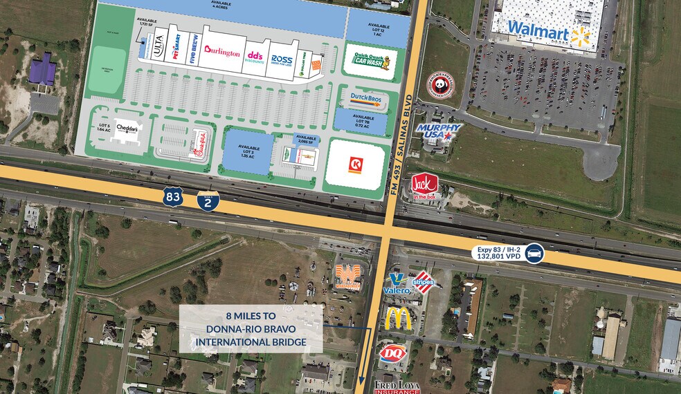 Expressway 83, Donna, TX à louer - Photo du bâtiment - Image 3 de 6