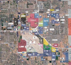 NEC Sossaman & Pecos Rd, Mesa, AZ - AERIAL  map view