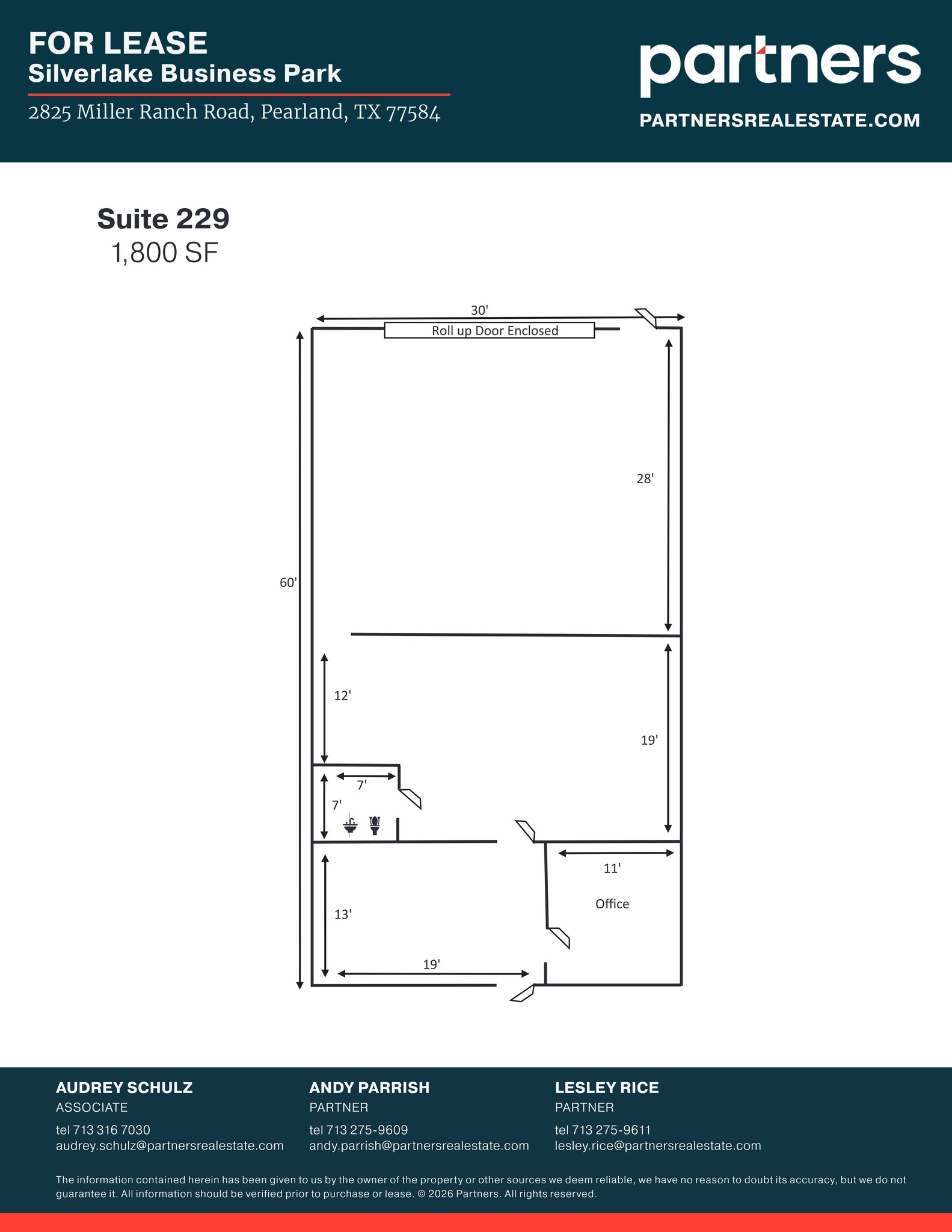 2825 Miller Ranch Rd, Pearland, TX à louer Plan de site- Image 1 de 1