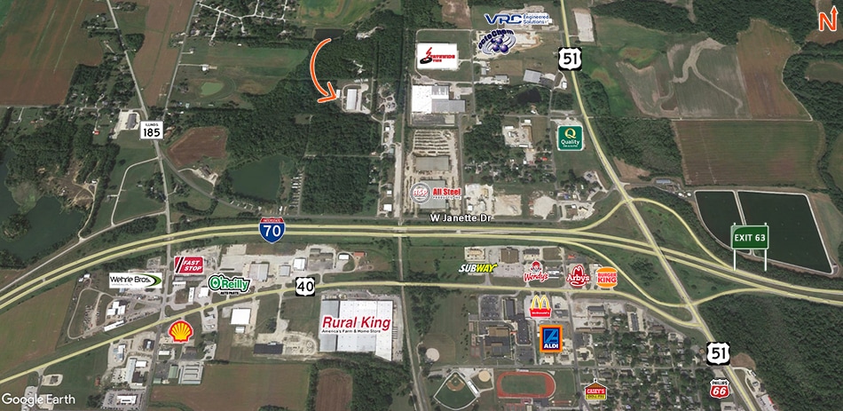 2021 Illini Ave, Vandalia, IL à louer - Photo du bâtiment - Image 2 de 11