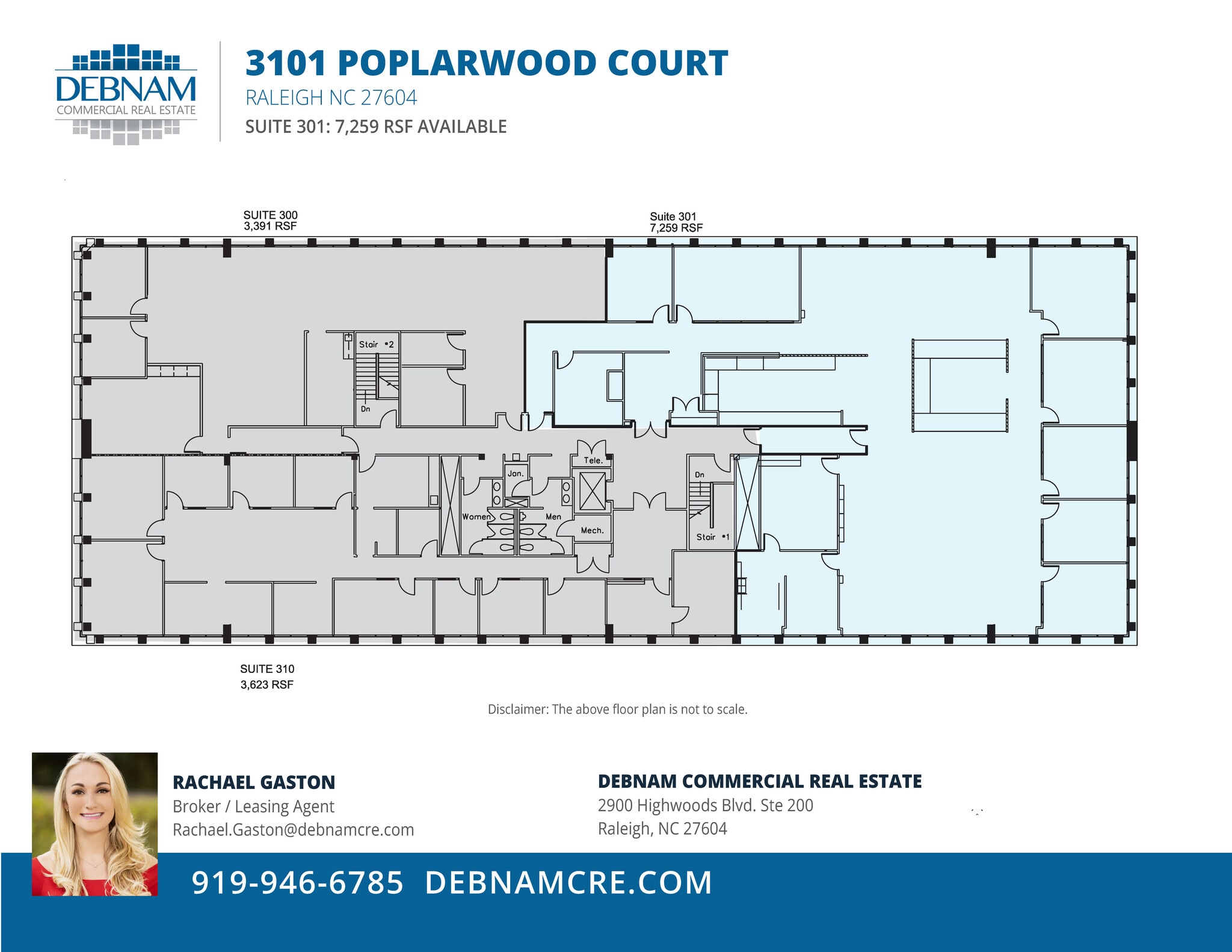 3101 Poplarwood Ct, Raleigh, NC à louer Plan d’étage- Image 1 de 1