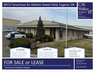 More details for 28717 Grumman Dr, Eugene, OR - Specialty for Sale