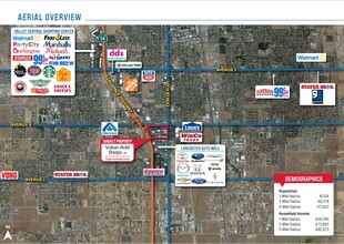 1028-1308 W Avenue K, Lancaster, CA - AERIAL  map view