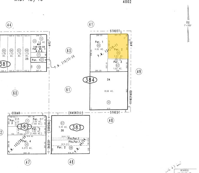 1810 S Vineyard Ave, Ontario, CA for lease - Plat Map - Image 2 of 6