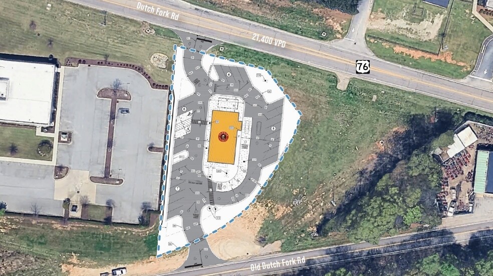 1069 Dutch Fork Rd, Irmo, SC à vendre - Plan de site - Image 2 de 2