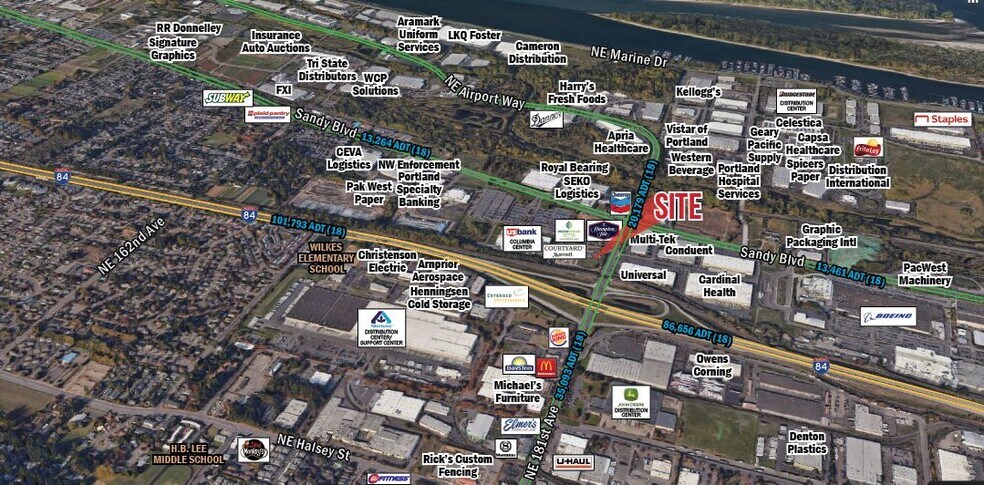 181st, Portland, OR à vendre - Aérien - Image 1 de 2