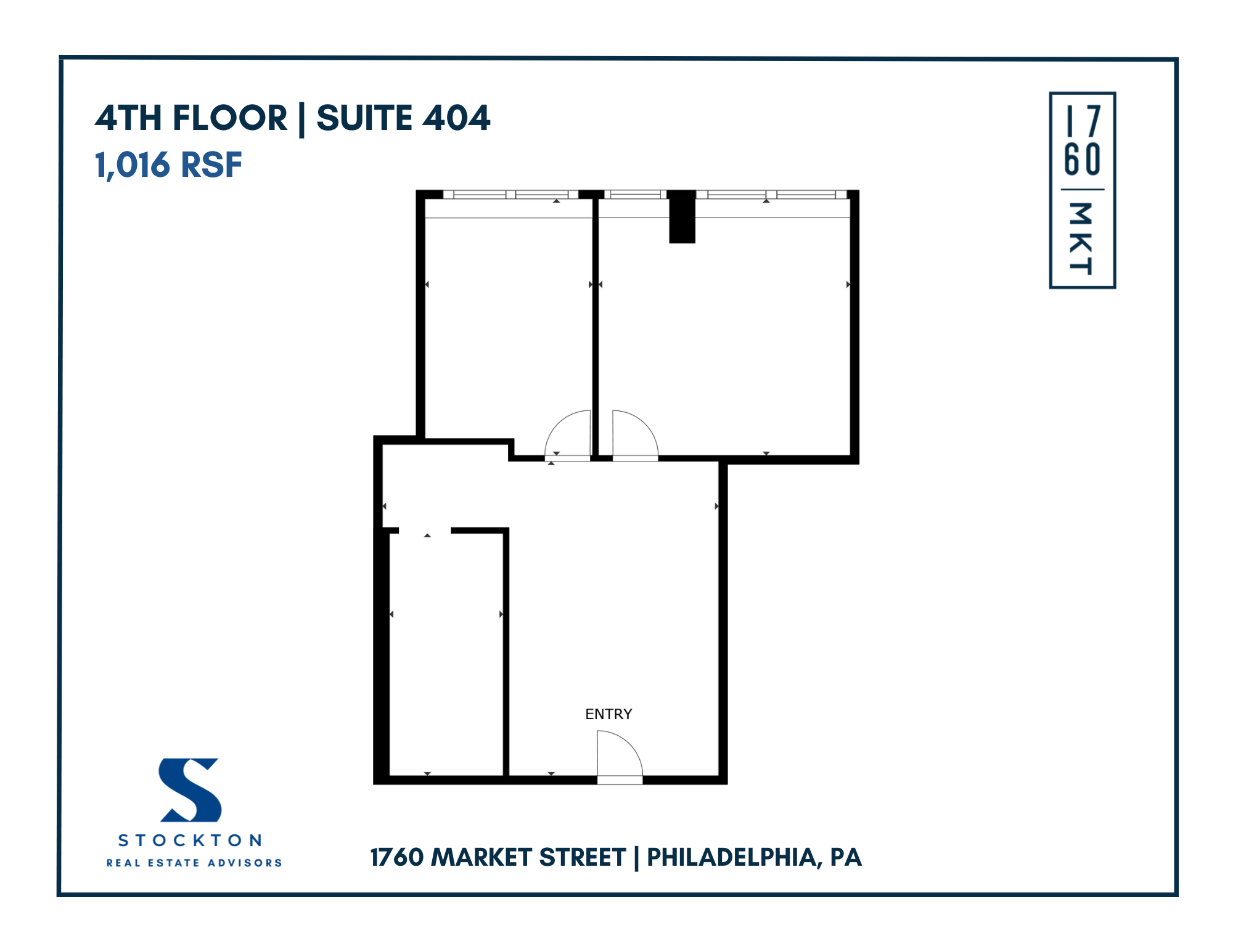 1760 Market St, Philadelphia, PA for lease Floor Plan- Image 1 of 1