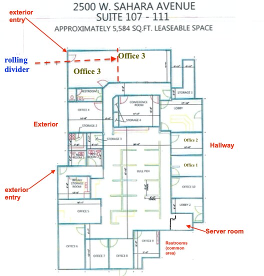 2500 W Sahara Ave, Las Vegas, NV à louer - Photo du bâtiment - Image 3 de 8