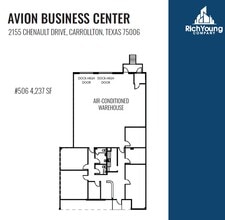2155 Chenault Dr, Carrollton, TX à louer Plan d’étage- Image 1 de 1