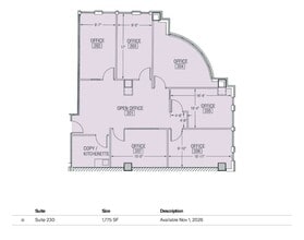 11 N Washington St, Rockville, MD for lease Floor Plan- Image 1 of 1