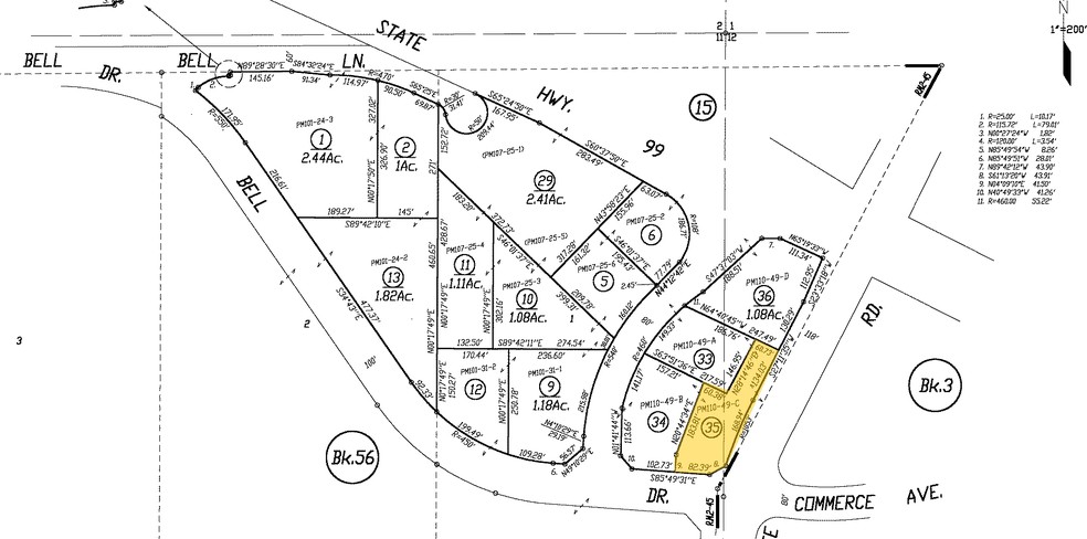 1507-1515 Bell Dr, Atwater, CA à vendre - Plan cadastral - Image 2 de 2