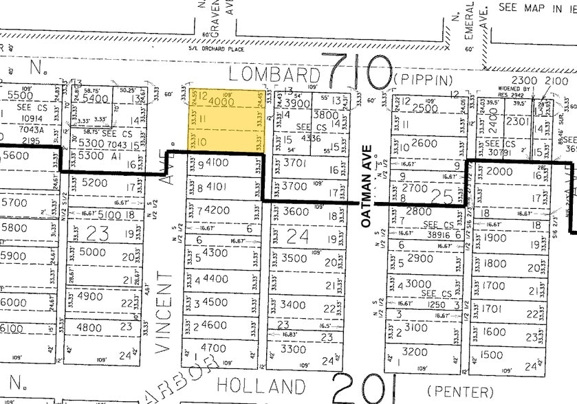 3332 N Lombard St, Portland, OR for sale - Plat Map - Image 2 of 7