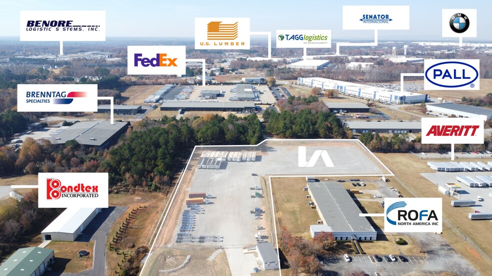 1634 Duncan Reidville Rd, Duncan, SC à louer - Aérien - Image 3 de 3