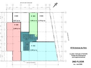 8710 Av du Parc, Montréal, QC for lease Site Plan- Image 1 of 1