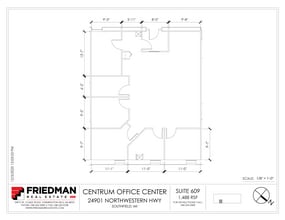 24901 Northwestern Hwy, Southfield, MI à louer Plan d’étage- Image 1 de 1