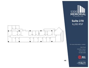 5300 Memorial Dr, Houston, TX à louer Plan d  tage- Image 1 de 1