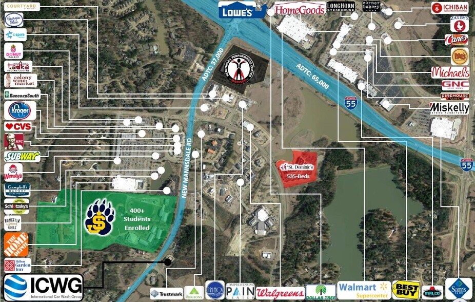 251 New Mannsdale Rd, Madison, MS à louer - Photo du bâtiment - Image 2 de 2