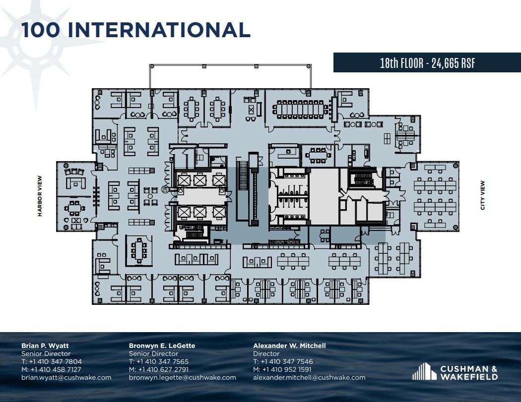 100 International Dr, Baltimore, MD for lease Floor Plan- Image 1 of 1