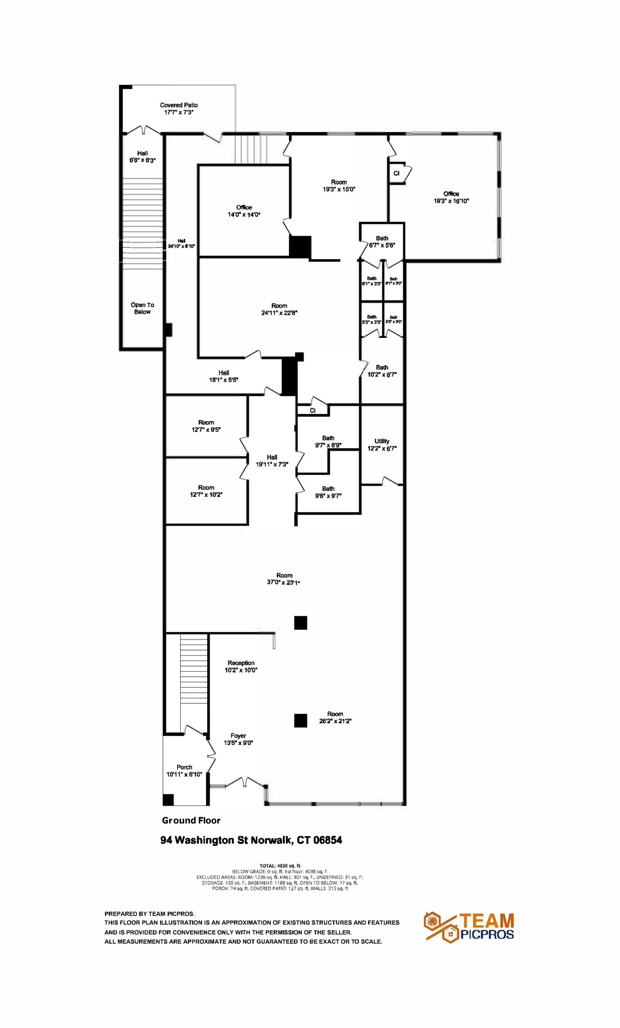 90 Washington St, Norwalk, CT à louer Plan de site- Image 1 de 4