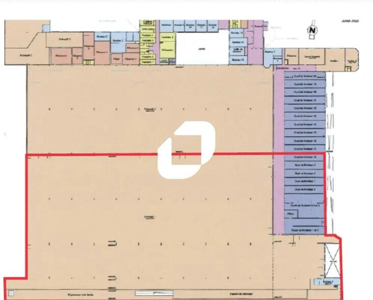 Industrial in Vitrolles for lease - Floor Plan - Image 2 of 2