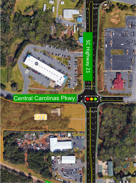 3048 Highway 21, Fort Mill, SC à vendre - Aérien - Image 2 de 5