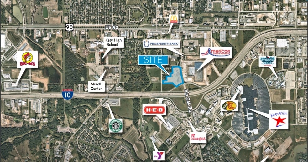 Pin Oak Road & Katy Freeway, Katy, TX à vendre - Photo du bâtiment - Image 1 de 1