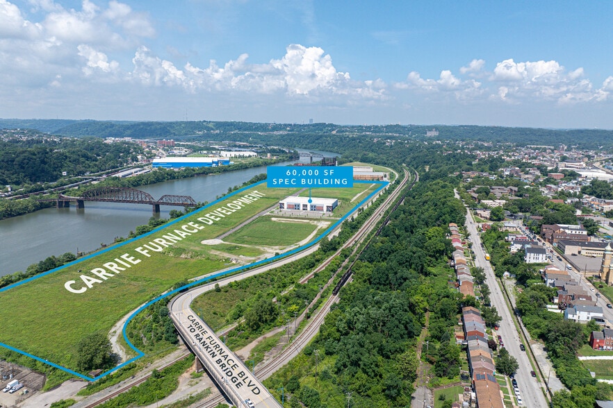 E Shore Dr, Rankin, PA for sale - Aerial - Image 3 of 6