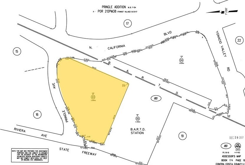101 Pringle Ave, Walnut Creek, CA à louer - Plan cadastral - Image 2 de 32