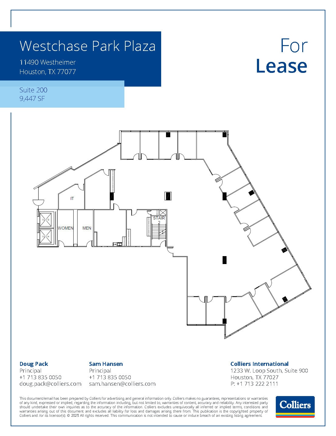 11490 Westheimer Rd, Houston, TX for lease Floor Plan- Image 1 of 1
