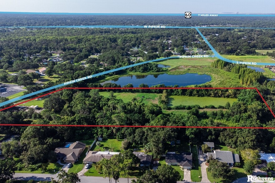 0 Pipkin Creek, Lakeland, FL for lease - Aerial - Image 3 of 8