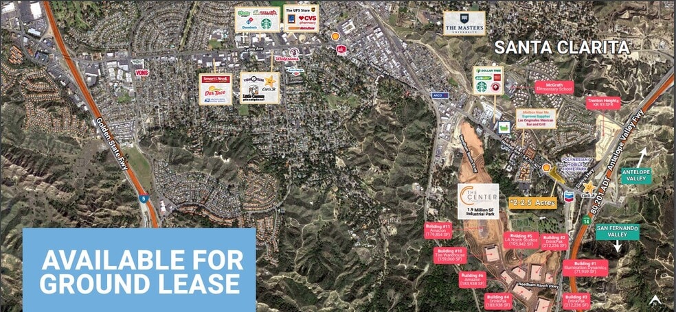 NWQ Newhall Ave & Sierra Hwy, Santa Clarita, CA à louer - Photo du bâtiment - Image 2 de 5