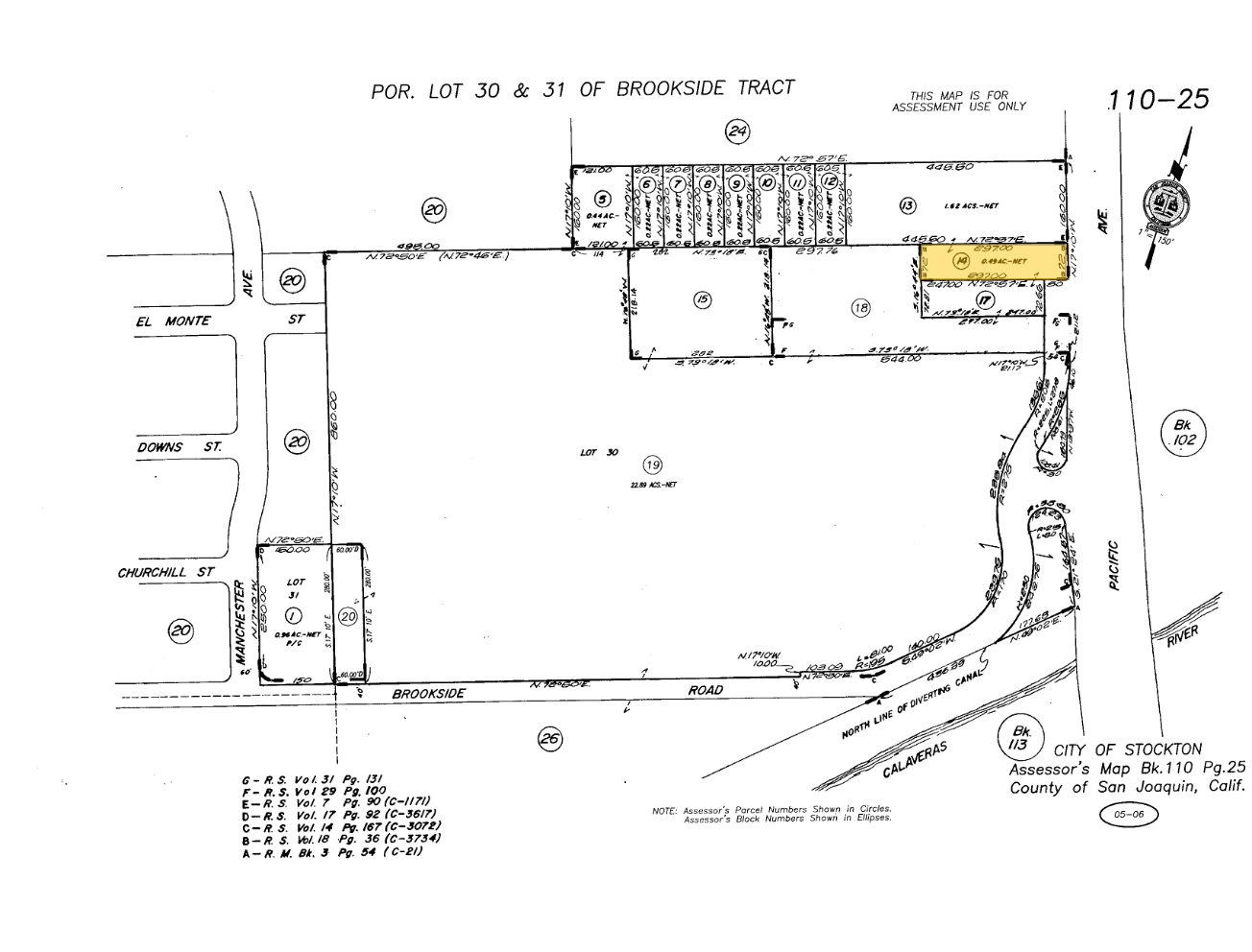 4239 Pacific ave, Stockton, CA à vendre Plan cadastral- Image 1 de 2