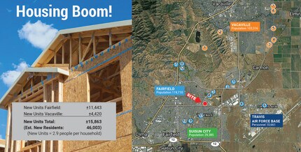 Clay Bank Road, Fairfield, CA - Aerial  map view