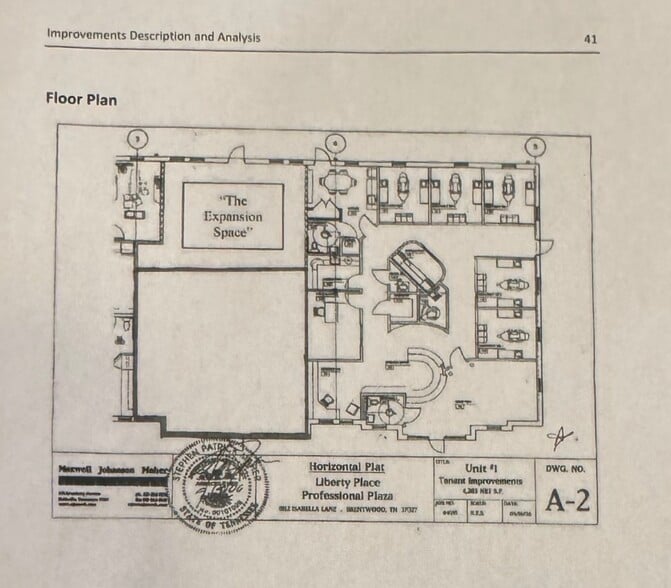 8112 Isabella Ln, Brentwood, TN for lease - Floor Plan - Image 2 of 5