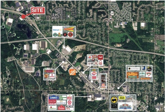 Terrain dans à vendre - Plan de site - Image 2 de 3