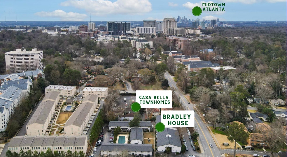 3501 Roswell Rd NE, Atlanta, GA for sale - Aerial - Image 2 of 2