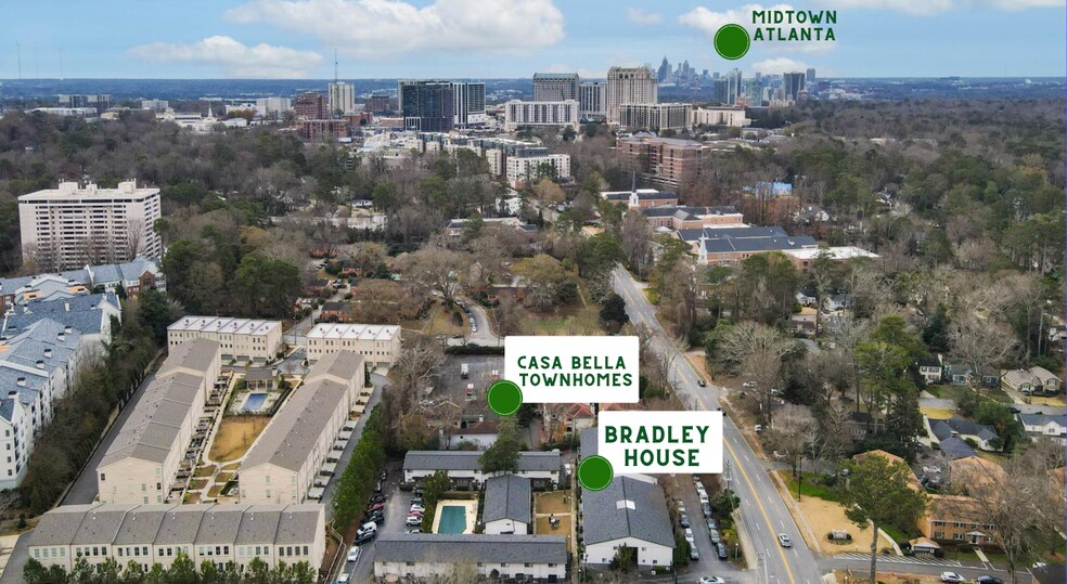 3501 Roswell Rd NE, Atlanta, GA à vendre - Aérien - Image 2 de 2