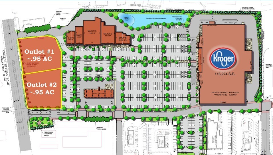 2040 Barnett Shoals Rd, Athens, GA à louer - Plan de site - Image 2 de 2
