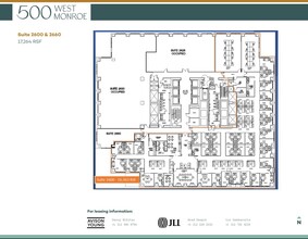 500 West Monroe St, Chicago, IL à louer Plan d  tage- Image 1 de 1