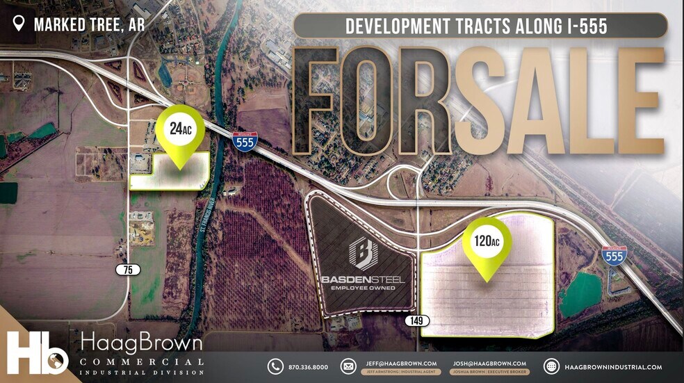 I-555 & Hwy 149 + 75 hwy, Marked Tree, AR à vendre - Photo du bâtiment - Image 1 de 8