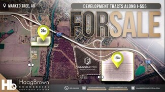 Plus de détails pour I-555 & Hwy 149 + 75 hwy, Marked Tree, AR - Terrain à vendre