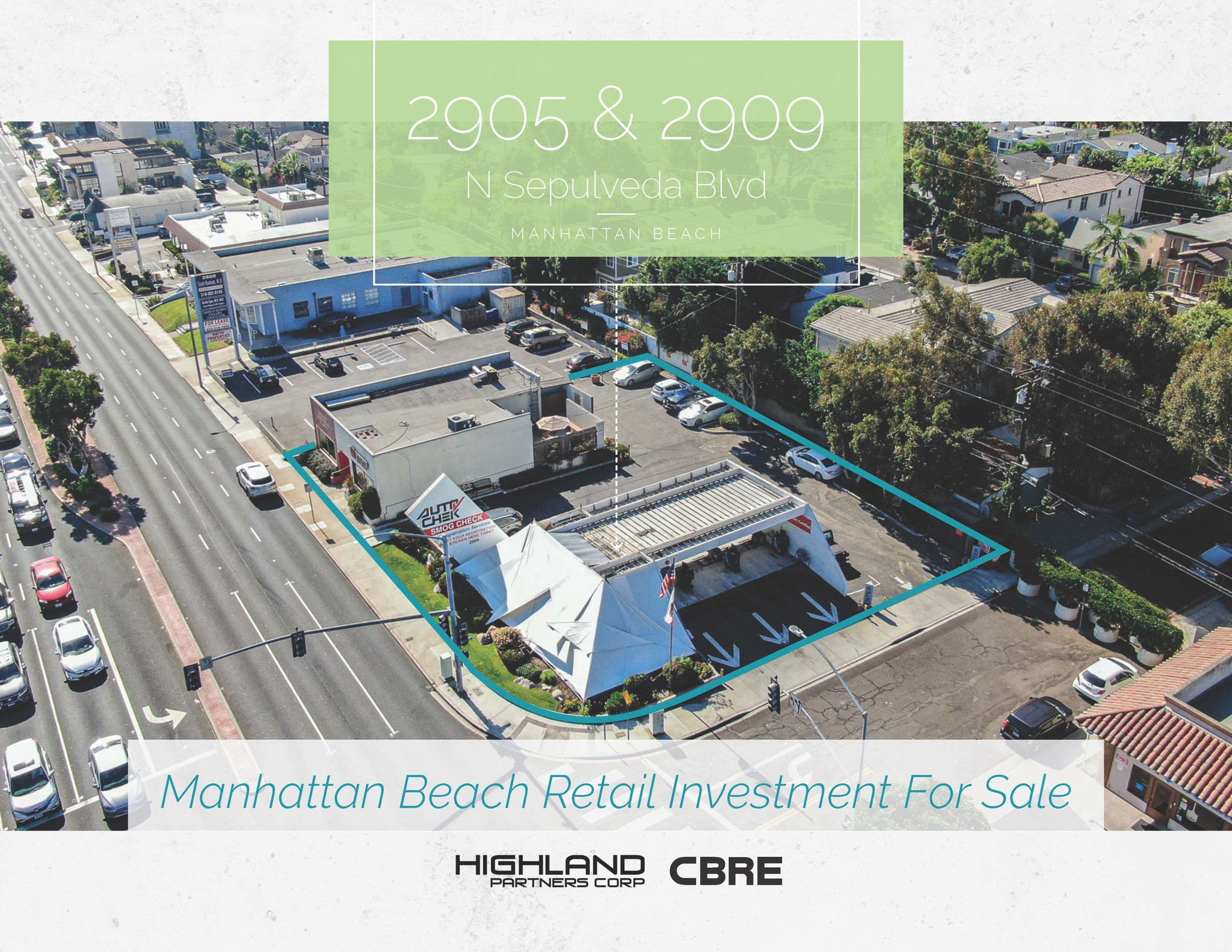 2905-2909 N Sepulveda Blvd, Manhattan Beach, CA for sale Building Photo- Image 1 of 1