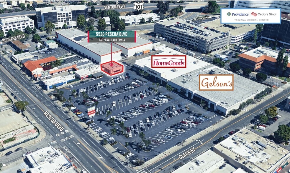 5500-5536 Reseda Blvd, Tarzana, CA for lease - Building Photo - Image 2 of 15