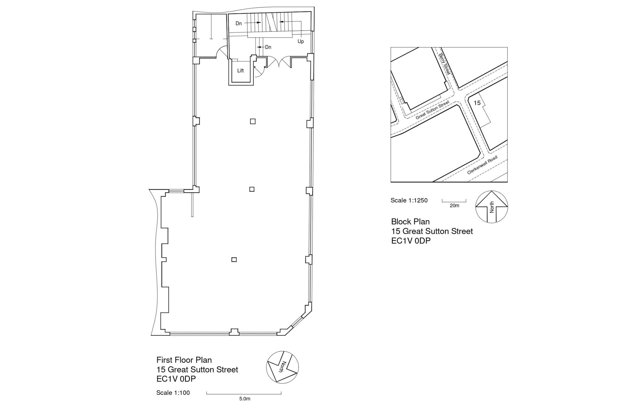 1-4 Berry St, London for lease Floor Plan- Image 1 of 5