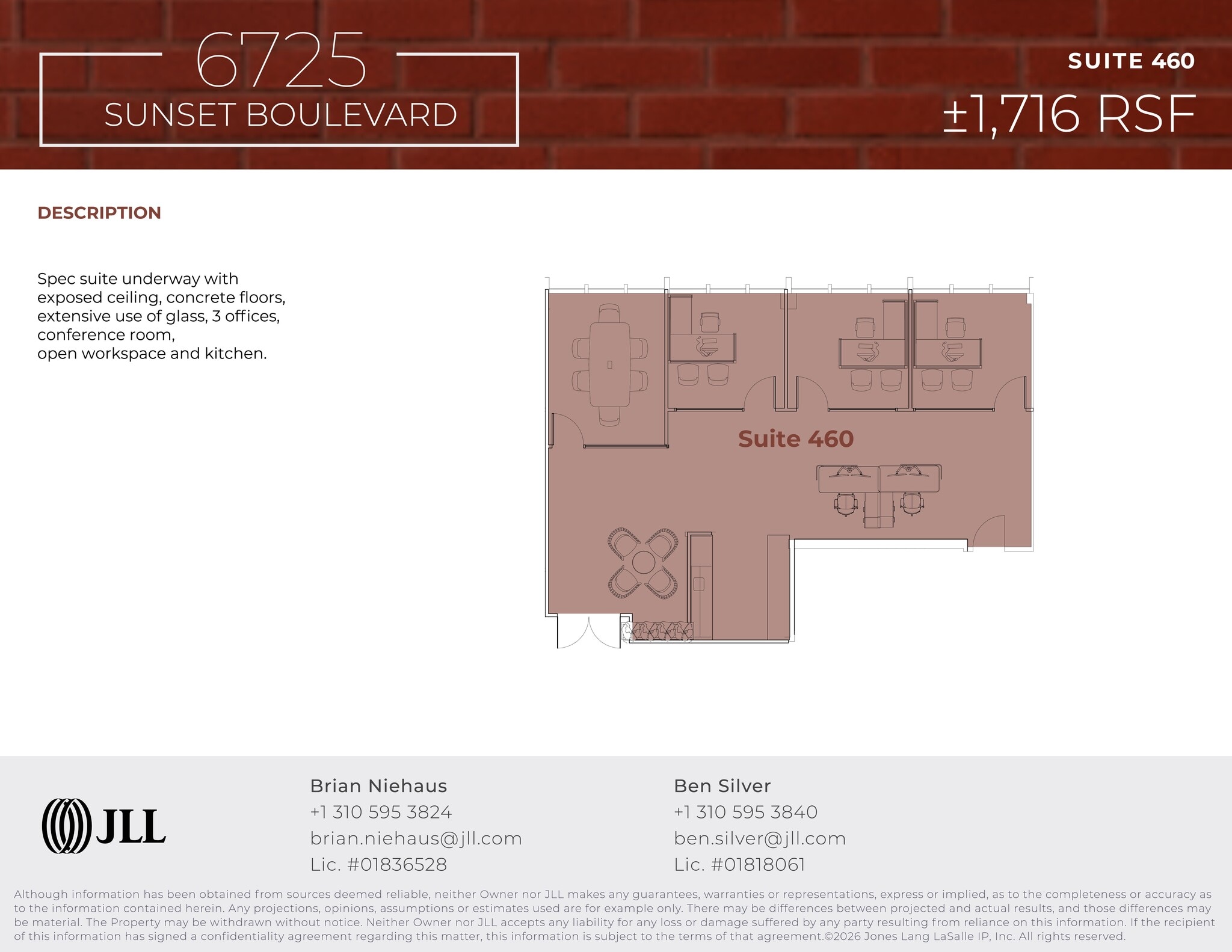 6725 W Sunset Blvd, Los Angeles, CA à louer Plan de site- Image 1 de 1