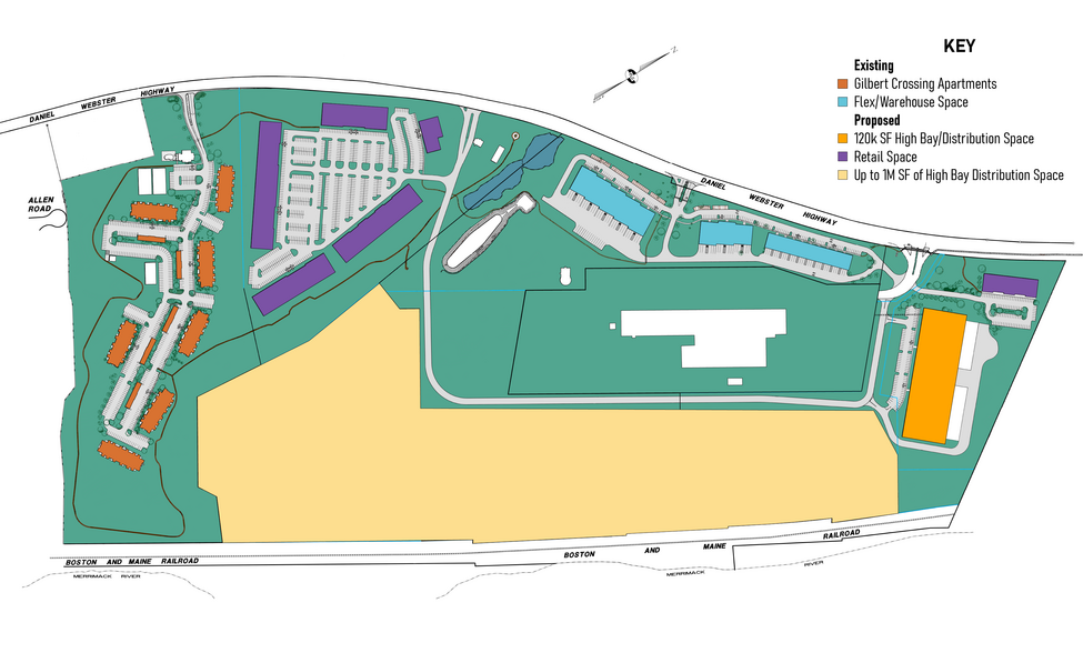 703 Daniel Webster Hwy, Merrimack, NH à louer - Plan de site - Image 3 de 10