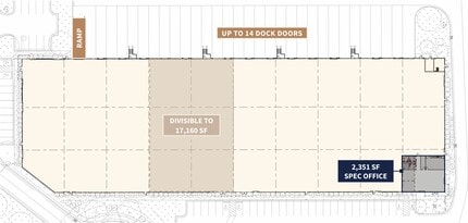2080 Creekside Industrial Pky, Mebane, NC for lease Floor Plan- Image 2 of 2