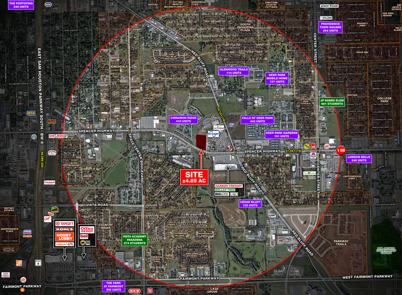 6507 Spencer Hwy, Pasadena, TX à vendre - Aérien - Image 2 de 4