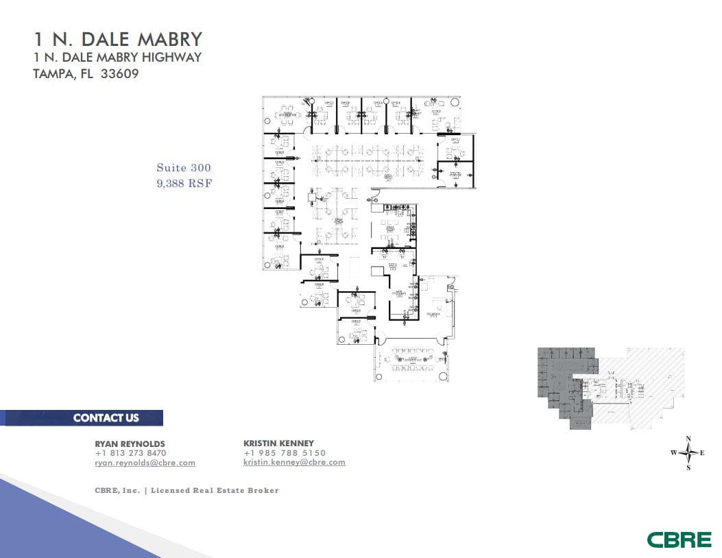 1 North Dale Mabry Hwy, Tampa, FL for lease Floor Plan- Image 1 of 1