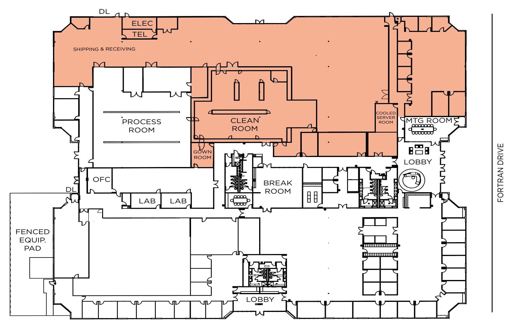 4425-4433 Fortran Dr, San Jose, CA for lease Floor Plan- Image 1 of 1